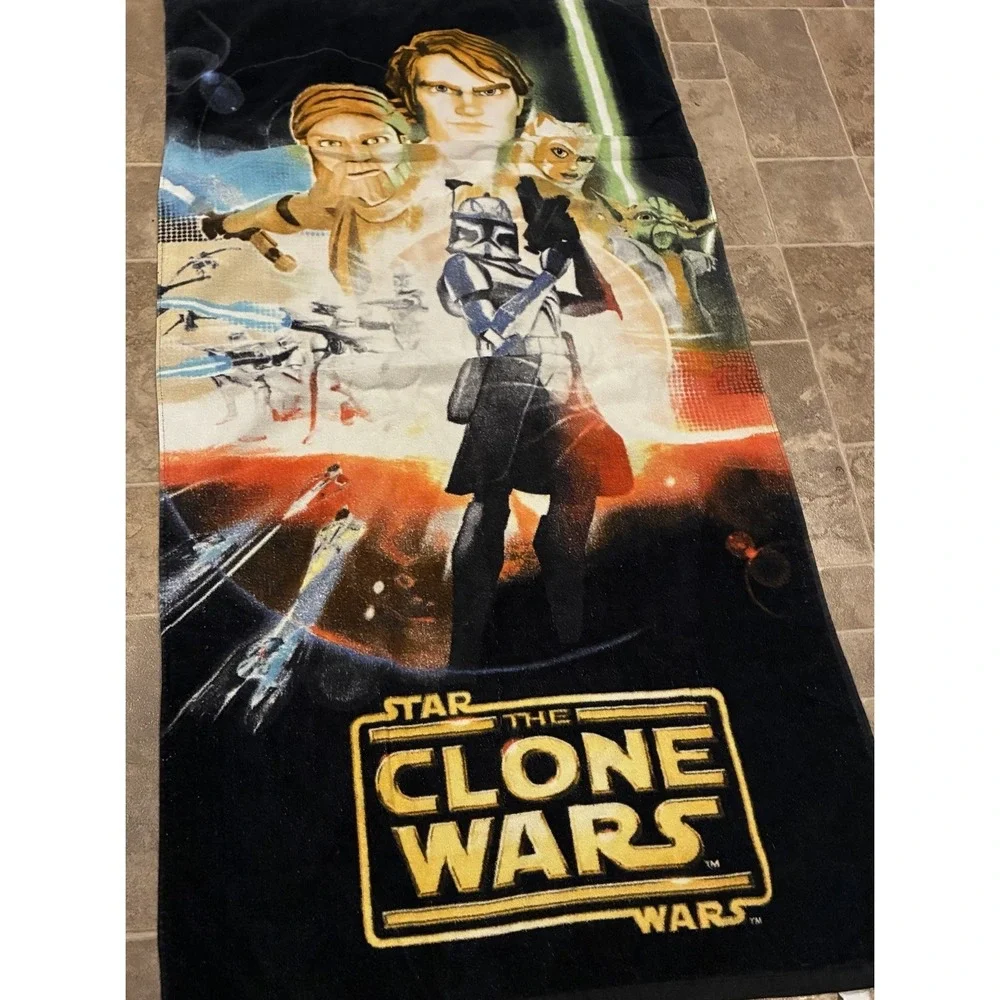 Vintage Star Wars The Clone‎ Wars Beach Towel